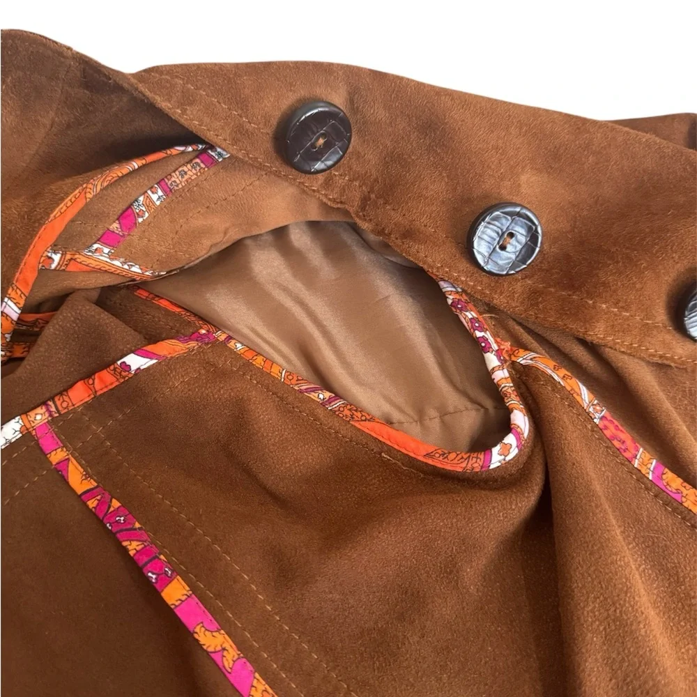 Talbots 100% Suede Leather Tan Jacket - Picture 6 of 7